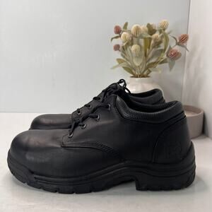Timberland Pro Titan Alloy Safety Toe Work Oxford Shoes Black Men's 10M Tried On
